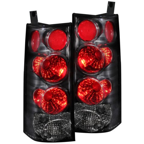 ANZO 2003-2015 Chevrolet Express Taillights Black thumbnail 4