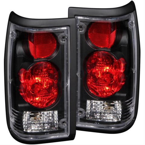 ANZO 1986-1993 Mazda B2000 Taillights Black thumbnail 1