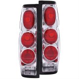 ANZO 1986-1997 Nissan Hardbody Taillights Chrome thumbnail 1