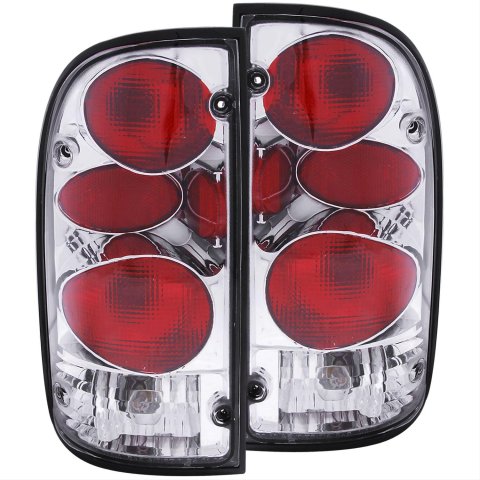 ANZO 1995-2000 Toyota Tacoma Taillights Chrome thumbnail 1