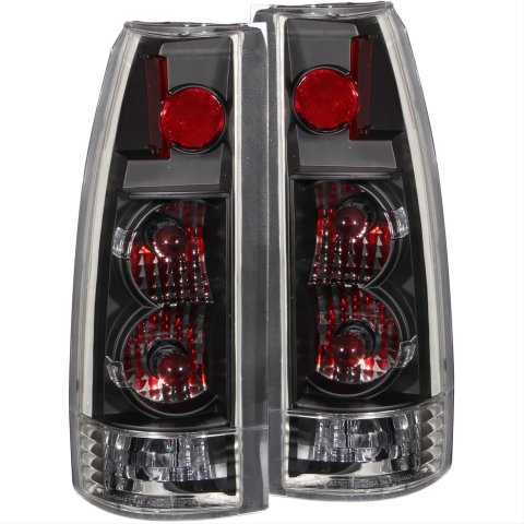 ANZO 1999-2000 Cadillac Escalade Taillights Black - New Gen thumbnail 1