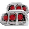 ANZO 1994-1998 Ford Mustang Taillights Chrome thumbnail 5