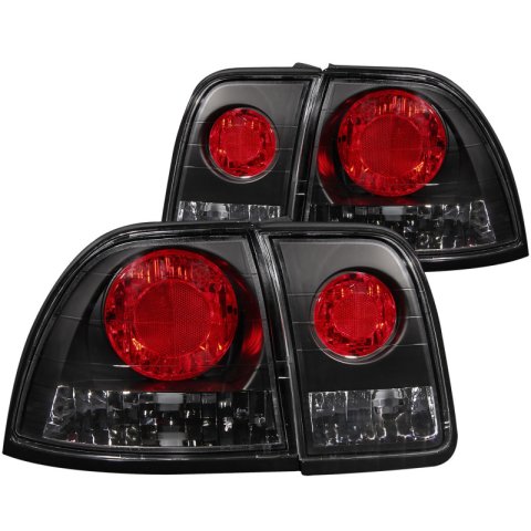 ANZO 1996-1997 Honda Accord Taillights Black thumbnail 3