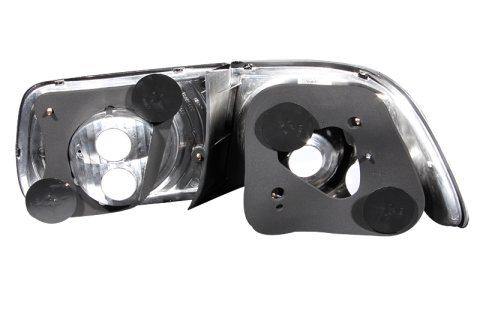 ANZO 1996-2000 Honda Civic Coupe Taillights Black thumbnail 7