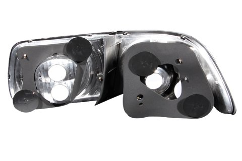 ANZO 1996-2000 Honda Civic Coupe Taillights Black thumbnail 8