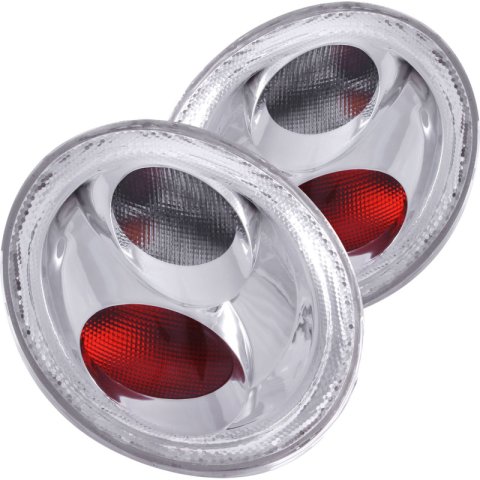 ANZO 1998-2005 Volkswagen Beetle Taillights Chrome thumbnail 4