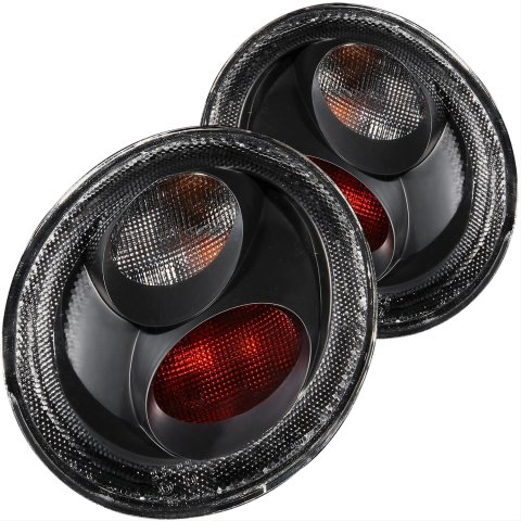 ANZO 1998-2005 Volkswagen Beetle Taillights Black thumbnail 1