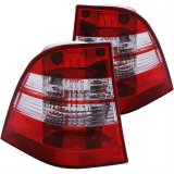 ANZO 1998-2005 Mercedes Benz M Class W163 Taillights Chrome thumbnail 1