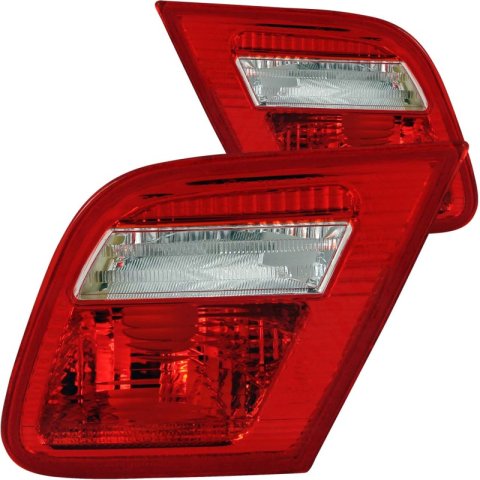 ANZO 2000-2003 BMW 3 Series E46 Taillights Red/Clear - Inner thumbnail 5