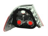 ANZO 2000-2003 BMW 3 Series E46 Taillights Red/Clear thumbnail 2