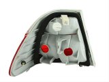 ANZO 1999-2001 BMW 3 Series E46 Taillights Red/Clear thumbnail 2