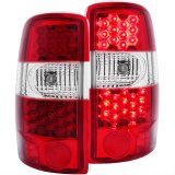 ANZO 2000-2006 Chevrolet Suburban LED Taillights Red/Clear thumbnail 1