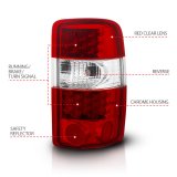 ANZO 2000-2006 Chevrolet Suburban LED Taillights Red/Clear thumbnail 8