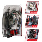 ANZO 2000-2006 Chevrolet Suburban LED Taillights Red/Clear thumbnail 9