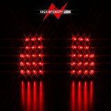 ANZO 2003-2006 Chevrolet Silverado 1500 LED Taillights Red/Clear thumbnail 9