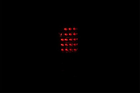 ANZO 1999-2007 Chevrolet Silverado 1500 LED Taillights Red/Clear thumbnail 3