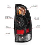 ANZO 2005-2015 Toyota Tacoma LED Taillights Black thumbnail 8