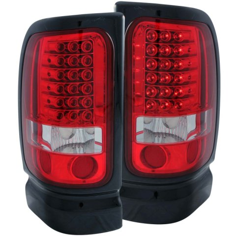 ANZO 1994-2001 Dodge Ram LED Taillights Red/Clear thumbnail 3