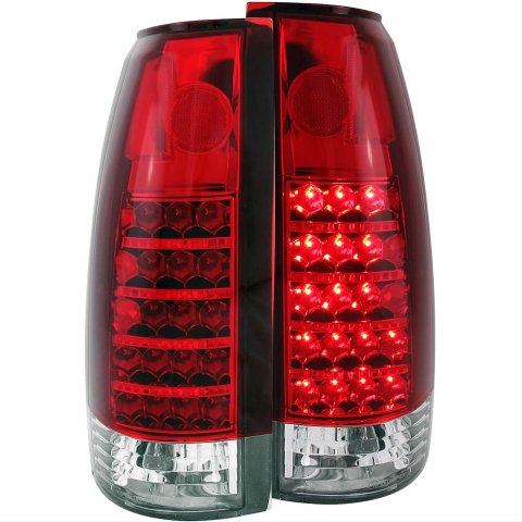 ANZO 1999-2000 Cadillac Escalade LED Taillights Red/Clear thumbnail 1