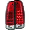 ANZO 1999-2000 Cadillac Escalade LED Taillights Red/Clear thumbnail 8