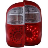 ANZO 2004-2006 Toyota Tundra LED Taillights Red/Clear thumbnail 1