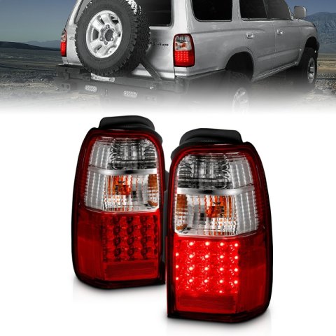 ANZO 2001-2002 Toyota 4 Runner LED Taillights Red/Clear thumbnail 7