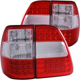 ANZO 1998-2005 Toyota Land Cruiser Fj LED Taillights Red/Clear G2 thumbnail 4