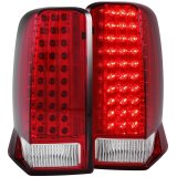 ANZO 2002-2006 Cadillac Escalade LED Taillights Red/Clear thumbnail 5