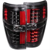 ANZO 2009-2014 Ford F-150 LED Taillights Black thumbnail 1