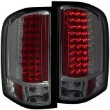 ANZO 2007-2013 Chevrolet Silverado 1500 LED Taillights Smoke thumbnail 1