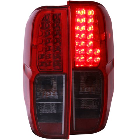 ANZO 2005-2008 Nissan Frontier LED Taillights Red/Smoke thumbnail 7