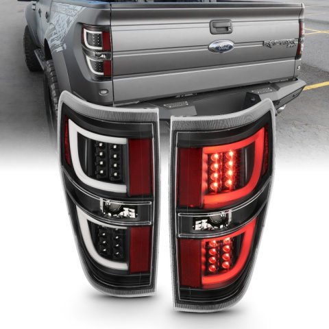 ANZO 2009-2013 Ford F-150 LED Taillights Black thumbnail 8