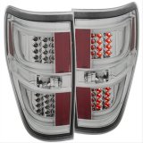 ANZO 2009-2013 Ford F-150 LED Taillights Chrome thumbnail 1