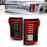 ANZO 2015-2016 Ford F-150 LED Taillights Black thumbnail 6