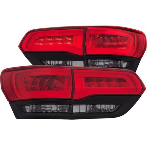 ANZO 2014-2016 Jeep Grand Cherokee LED Taillights Red/Smoke thumbnail 1