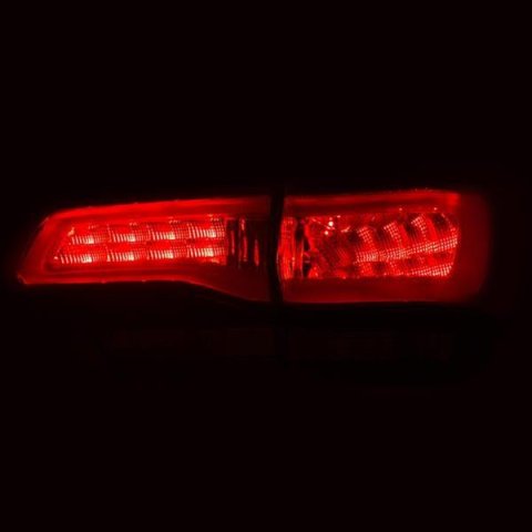 ANZO 2014-2016 Jeep Grand Cherokee LED Taillights Red/Smoke thumbnail 3