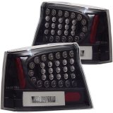 ANZO 2006-2008 Dodge Charger LED Taillights Black thumbnail 4