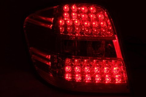 ANZO 2006-2007 Mercedes Benz M Class W164 LED Taillights Red/Clear thumbnail 2