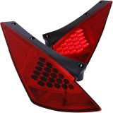 ANZO 2003-2005 Nissan 350Z LED Taillights Red thumbnail 3