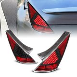 ANZO 2003-2005 Nissan 350Z LED Taillights Black thumbnail 6