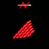 ANZO 2003-2005 Nissan 350Z LED Taillights Black thumbnail 9