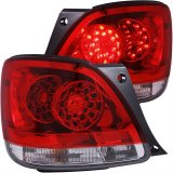 ANZO 1998-2005 Lexus Gs300 LED Taillights Red/Clear thumbnail 1