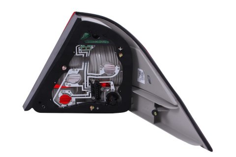 ANZO 2000-2005 Mercedes Benz S Class W220 LED Taillights Red/Smoke thumbnail 8