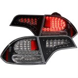 ANZO 2006-2011 Honda Civic LED Taillights Black thumbnail 1