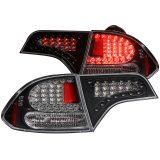 ANZO 2006-2011 Honda Civic LED Taillights Black thumbnail 6