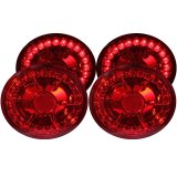 ANZO 2005-2010 Chevrolet Corvette LED Taillights Red 4pc thumbnail 3