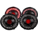 ANZO 2005-2010 Chevrolet Corvette LED Taillights Black 4pc thumbnail 5