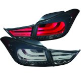 ANZO 2011-2013 Hyundai Elantra LED Taillights Smoke 4pc thumbnail 4