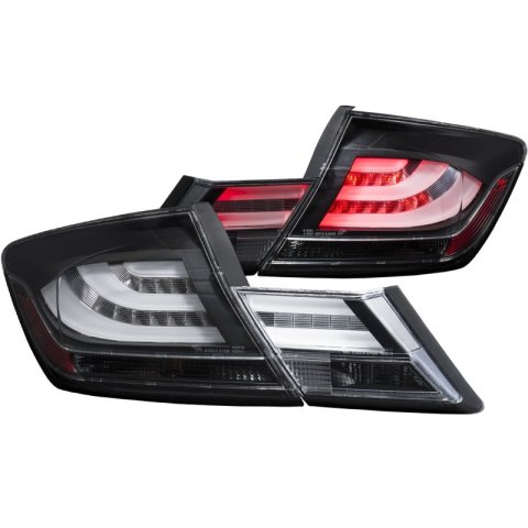 ANZO 2013-2015 Honda Civic LED Taillights Black thumbnail 4