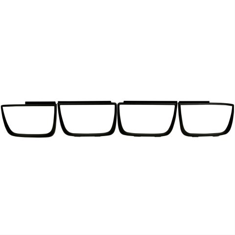 ANZO Taillight Bezels 2010-2013 Chevrolet Camaro Taillight Bezels - 4pc Flat Black thumbnail 1